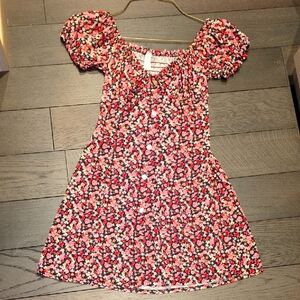 NWT Floral Dress - Red and Pink Flowers